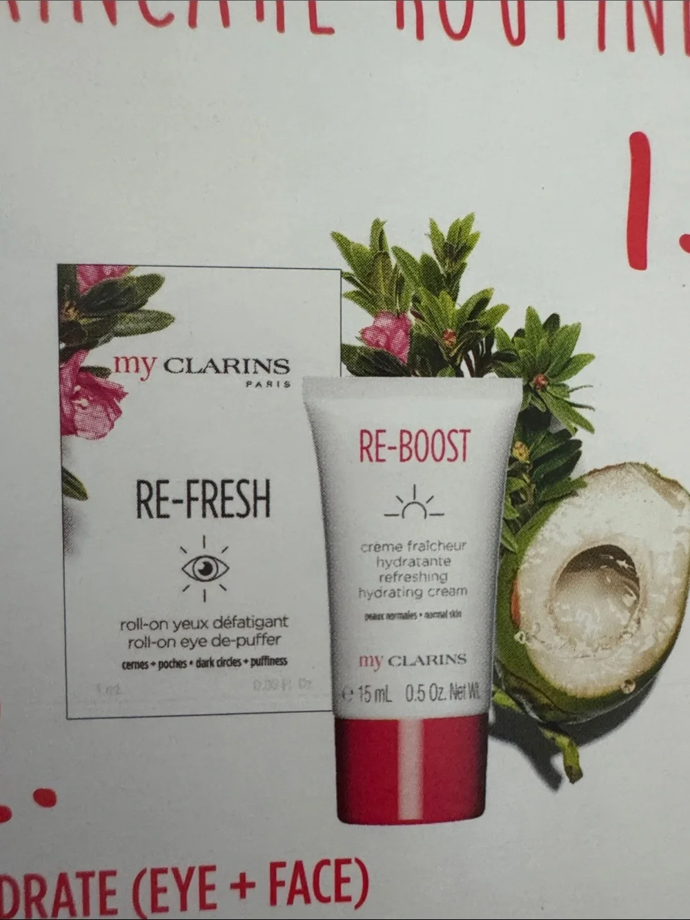 Clarins Pure Skin Mission 4 Piece Set — NWT